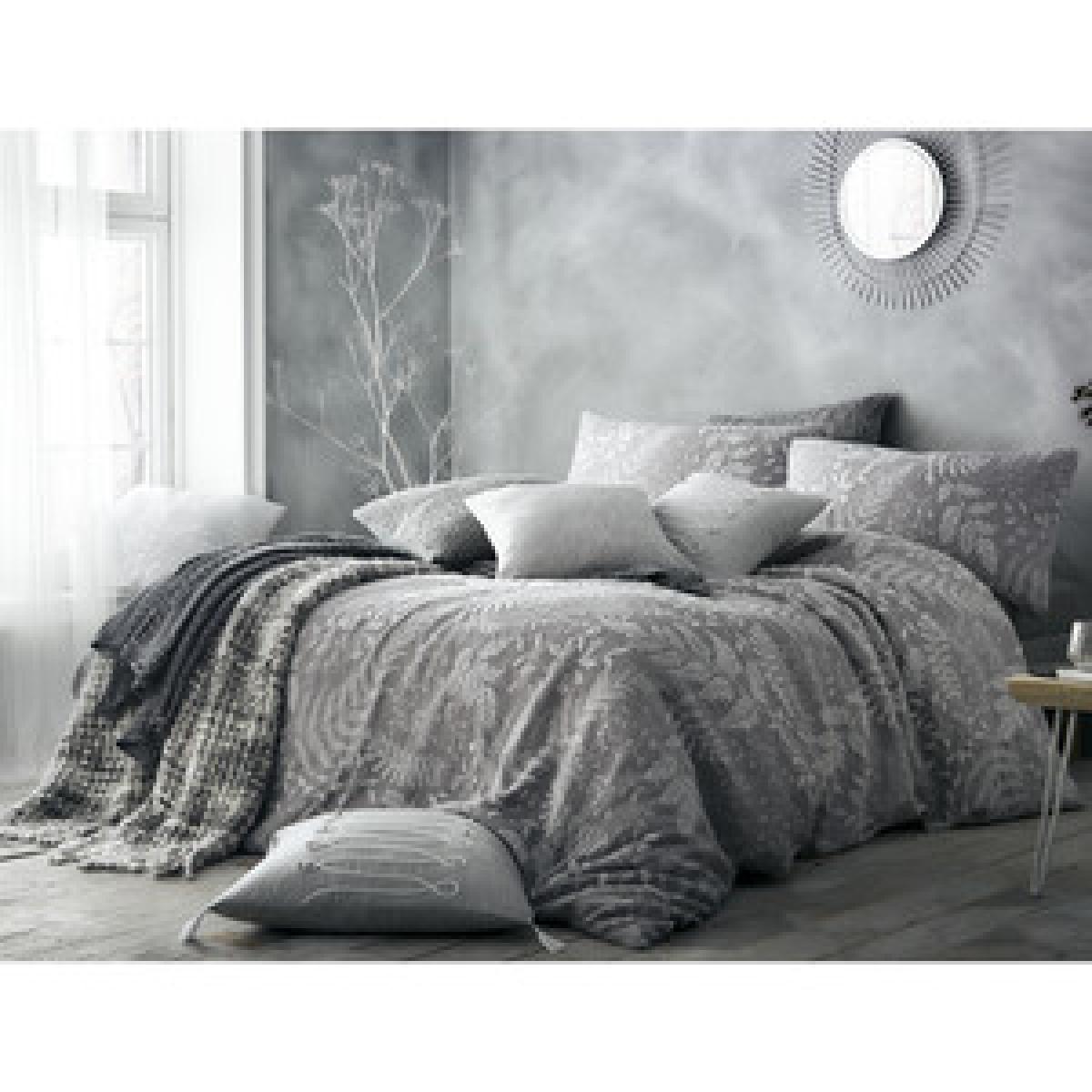 Palazzo Duvet Cover and Pillowcase Set - Grey / Single – image 3