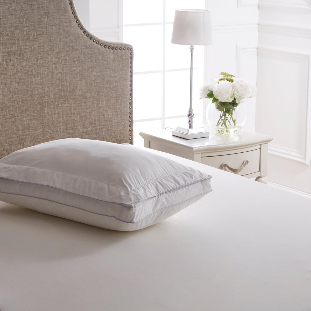 Dorma Extra Firm and Deep Deluxe Oxford Border Pillow Top White