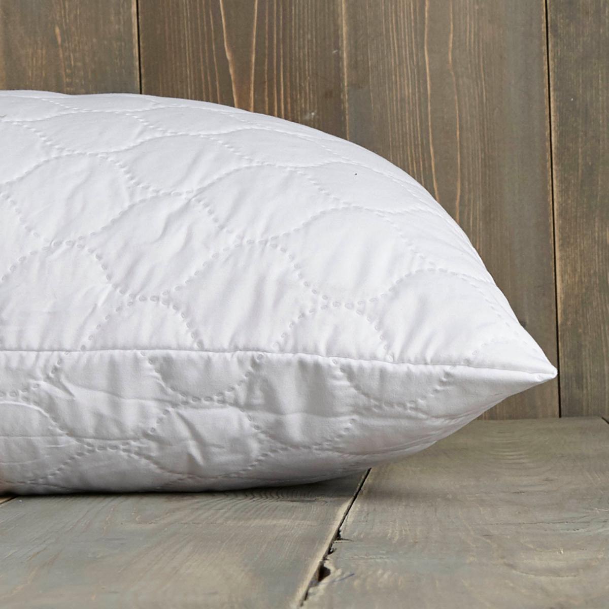 Teflon Stain Resistant Pillow Protector Pair White – image 2
