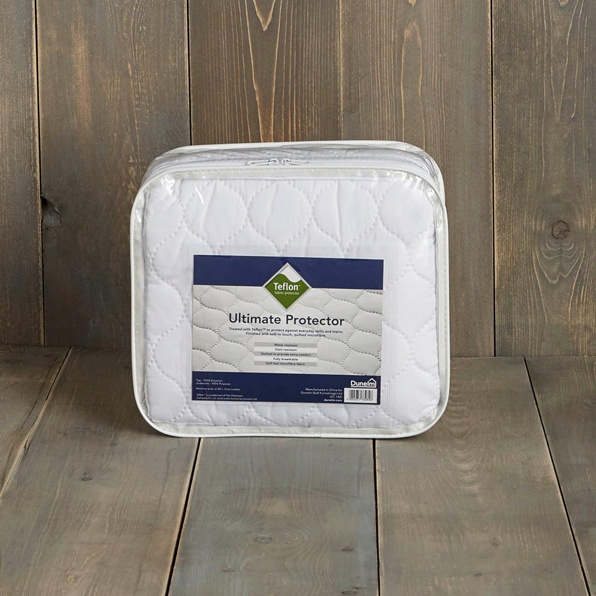 Teflon Stain Resistant Pillow Protector Pair White – image 4