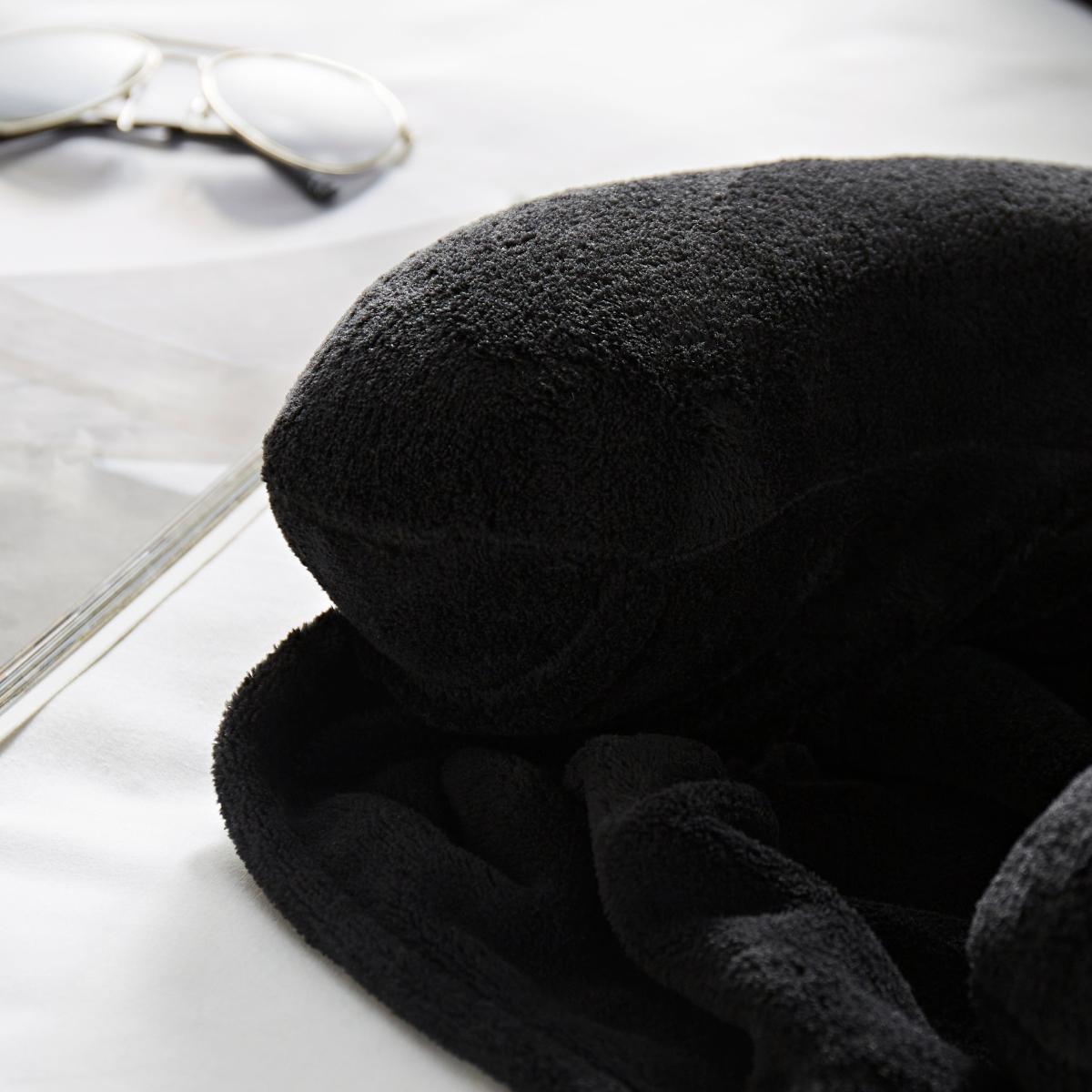 Black Hooded Travel Pillow – image 2