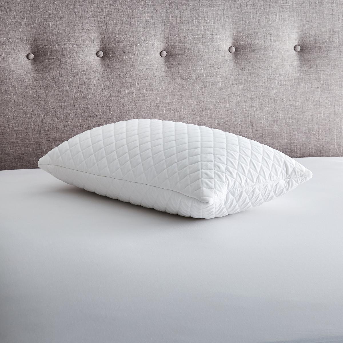 Super Comfort Quilted Foam Firm-Support Pillow White – image 2