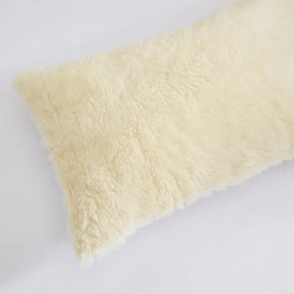 Fogarty Unbleached Wool Pillow Topper – image 3