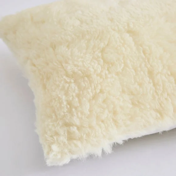 Fogarty Unbleached Wool Pillow Topper – image 4