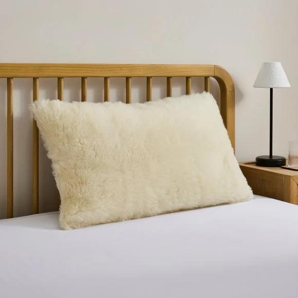 Fogarty Unbleached Wool Pillow Topper – image 1