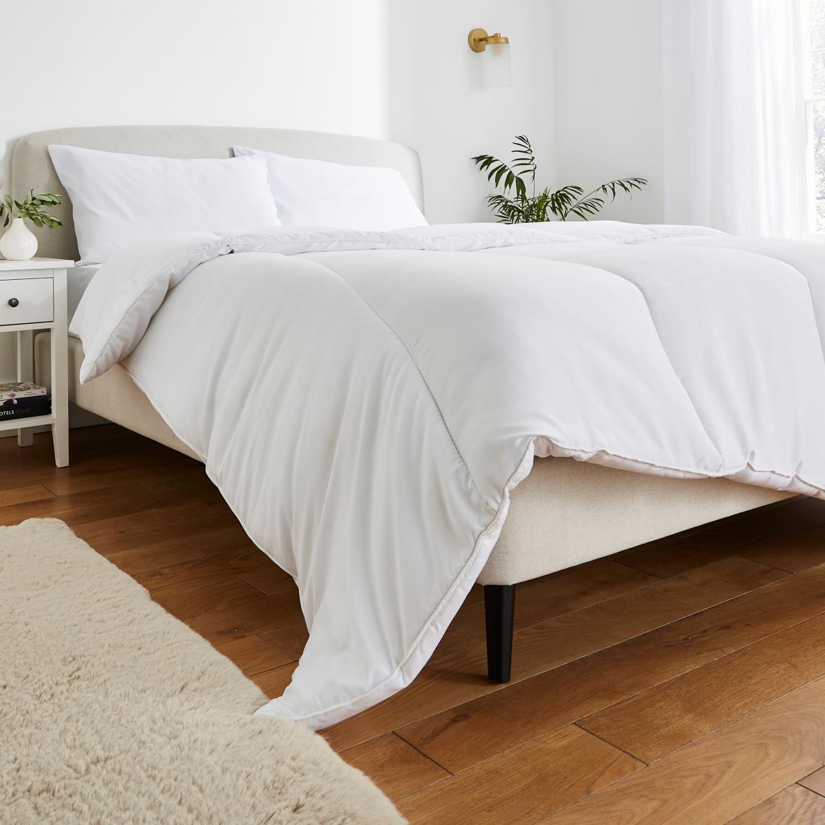 Pack of 2 Supersoft Back Sleeper Pillows Matt White – image 2