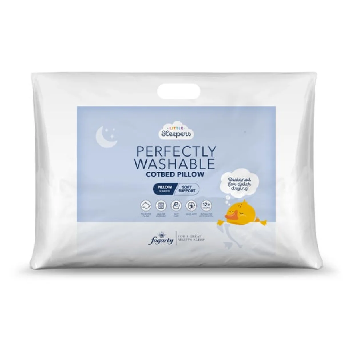 Fogarty Little Sleepers Perfectly Washable Cot Bed Pillow – image 4