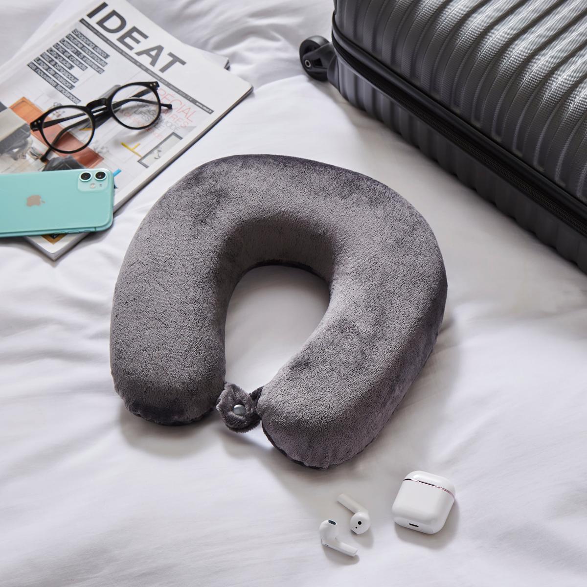 Travel Pillow Grey – image 2