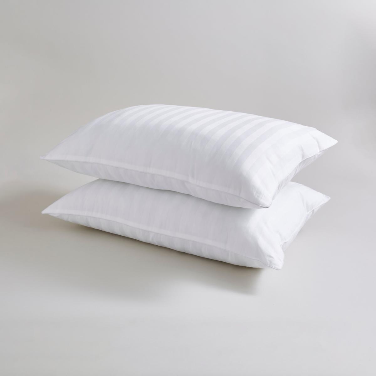 Hotel Luxury Cotton Firm Pillow Pair White – image 1