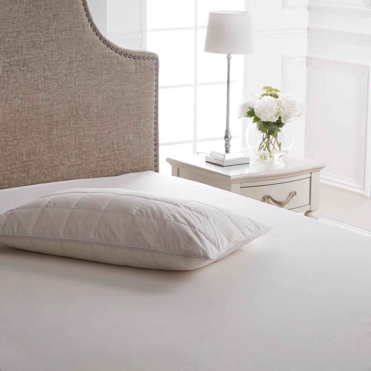 Dorma Down Surround Memory Foam Medium-Support Pillow White – image 2