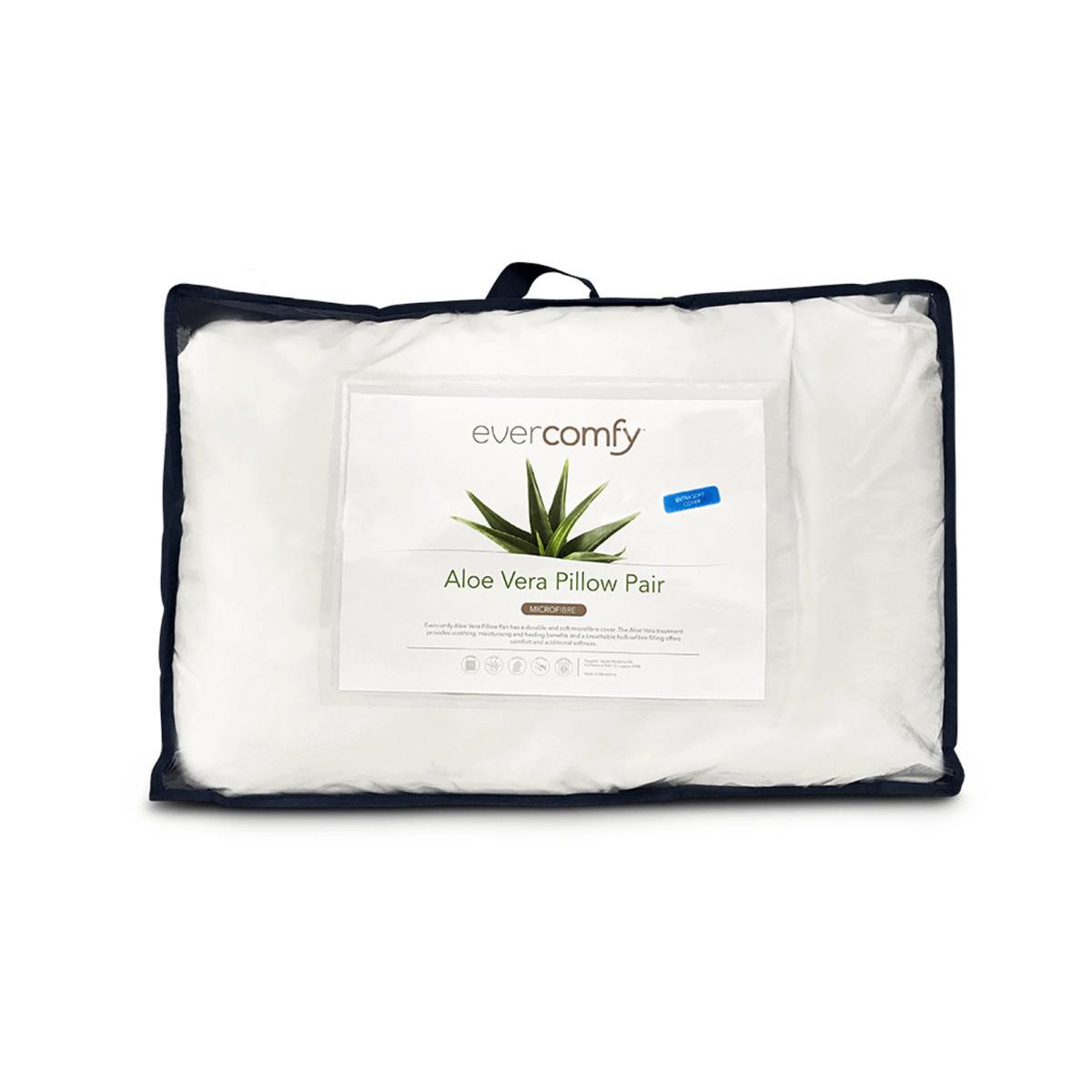 Dormeo Aloe Vera Pillow Pair White – image 2