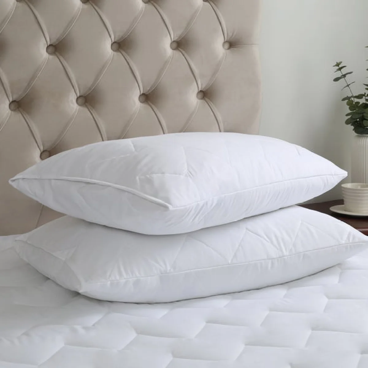 Fogarty Temperature Balance Pillow Pair and Bedding Protector Bundle – image 2