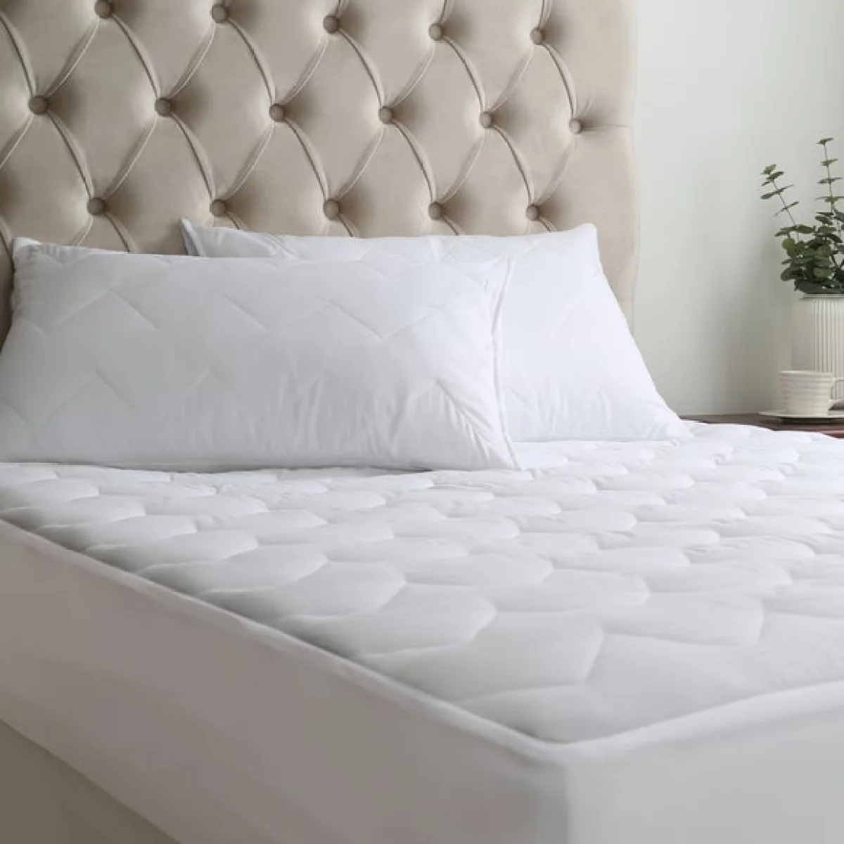 Fogarty Temperature Balance Pillow Pair and Bedding Protector Bundle – image 1