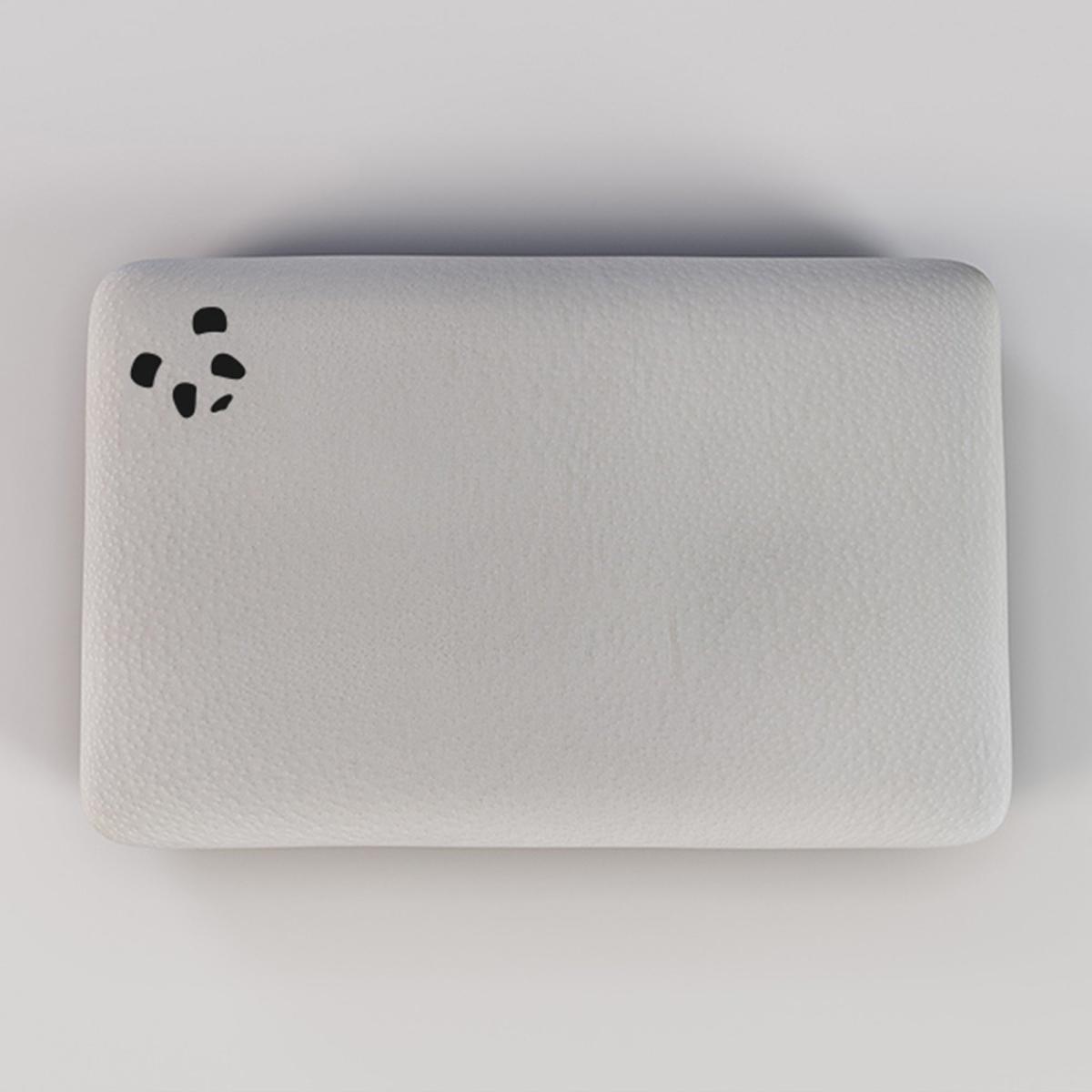Panda Kids Bamboo Pillow White – image 2