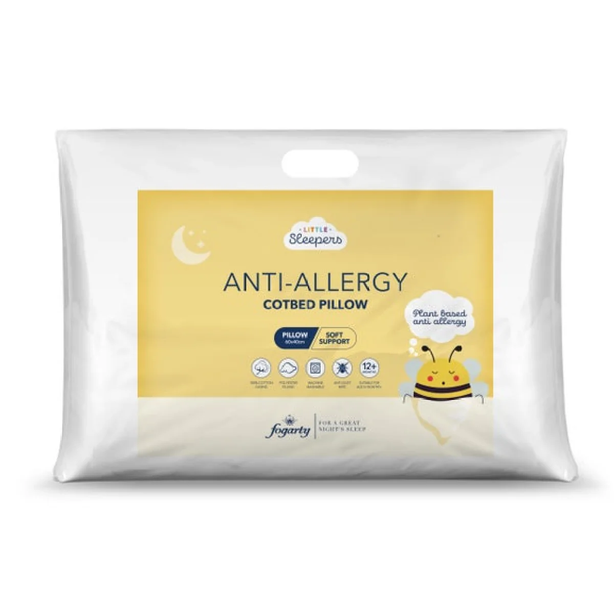 Fogarty Little Sleepers Anti-Allergy Cot Bed Pillow – image 4