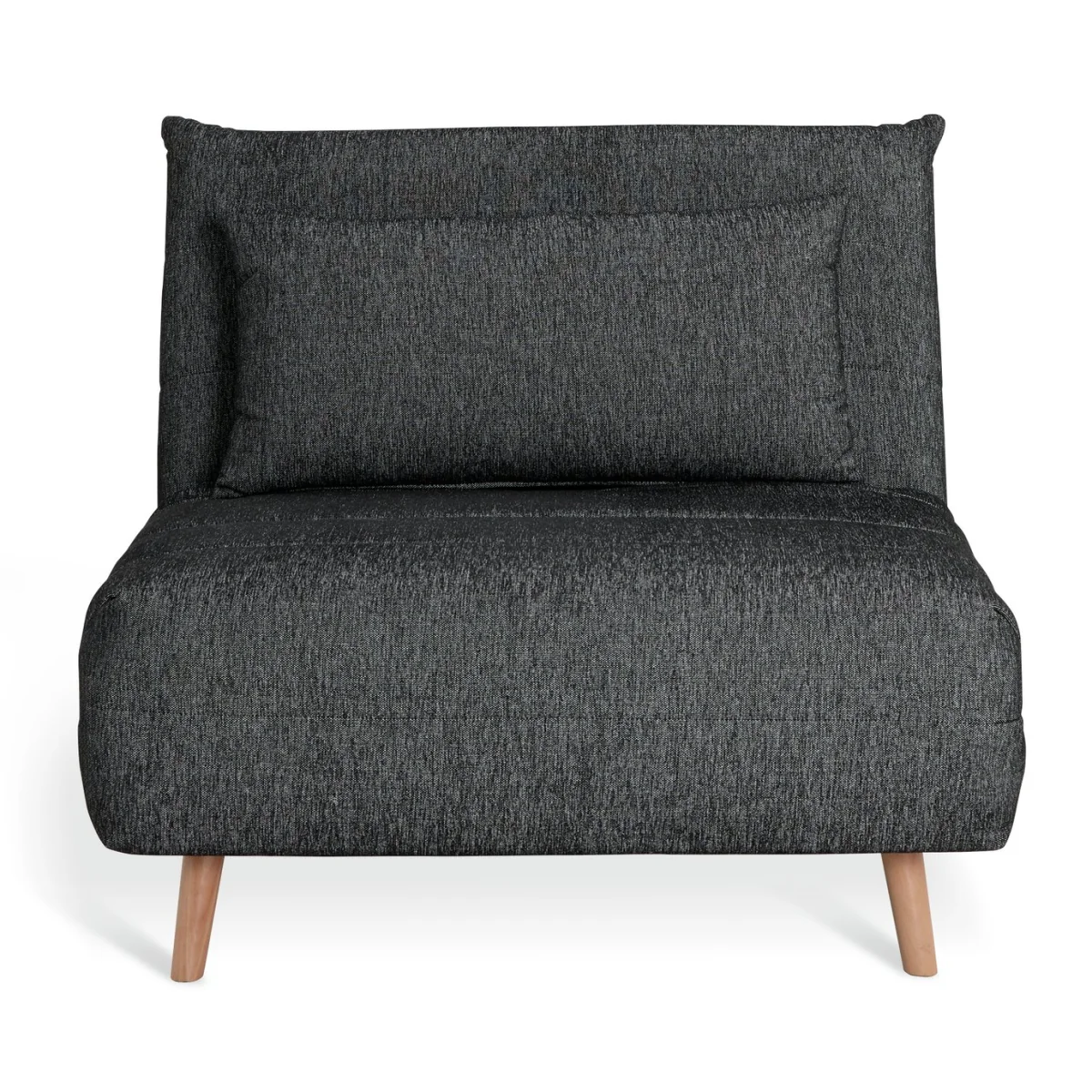Habitat Pillow Single Fabric Chairbed - Black – image 4