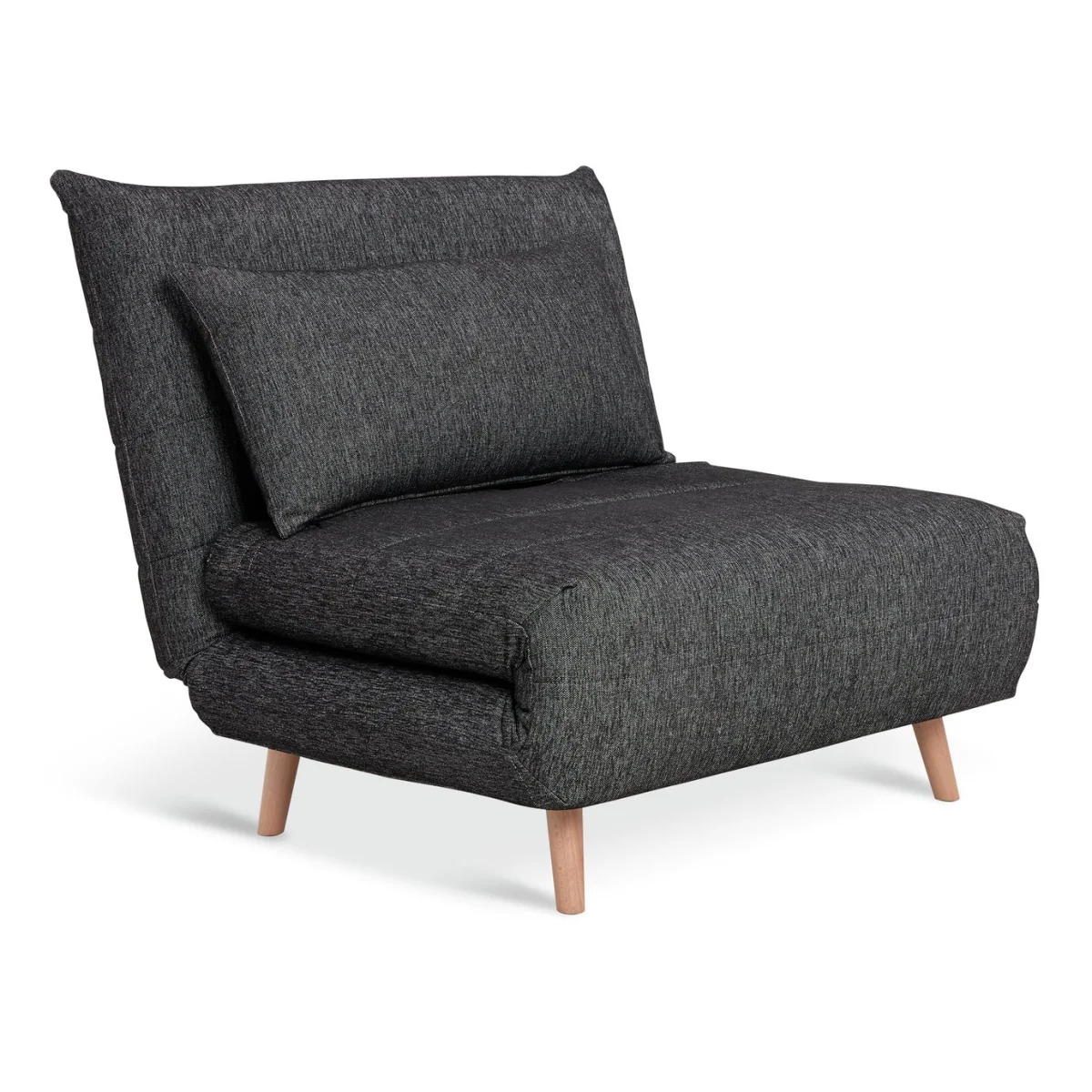 Habitat Pillow Single Fabric Chairbed - Black – image 5