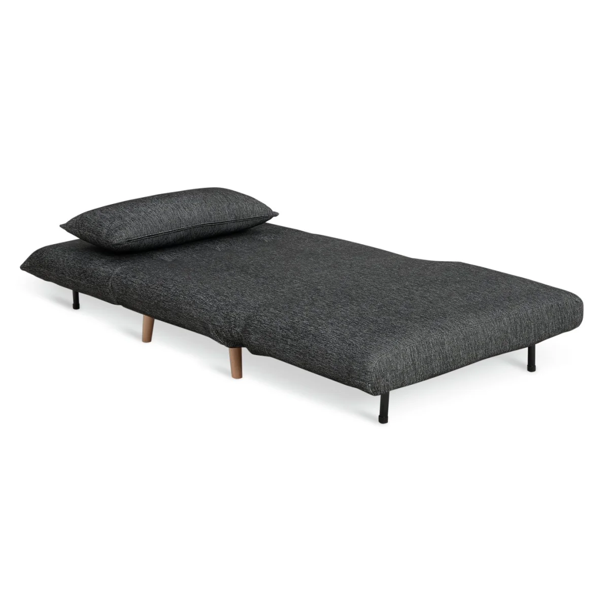 Habitat Pillow Single Fabric Chairbed - Black – image 6