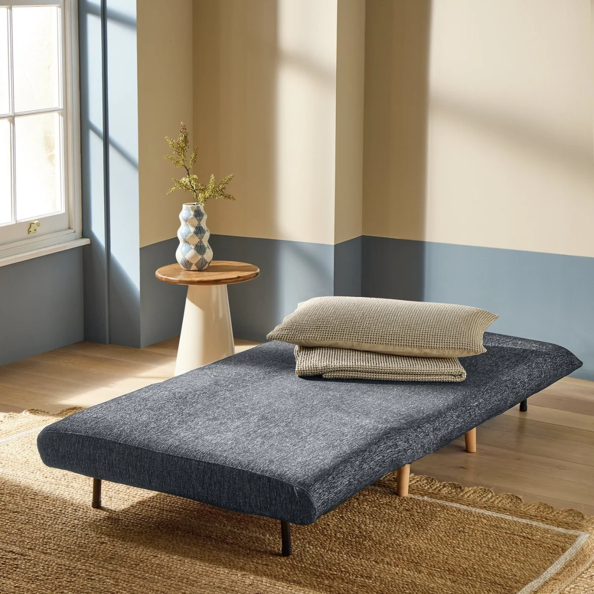 Habitat Pillow Single Fabric Chairbed - Blue – image 2