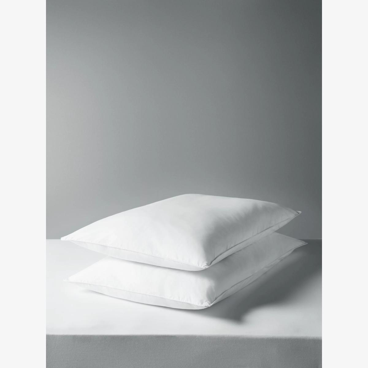 John Lewis Synthetic Standard Pillow, Pair, Medium