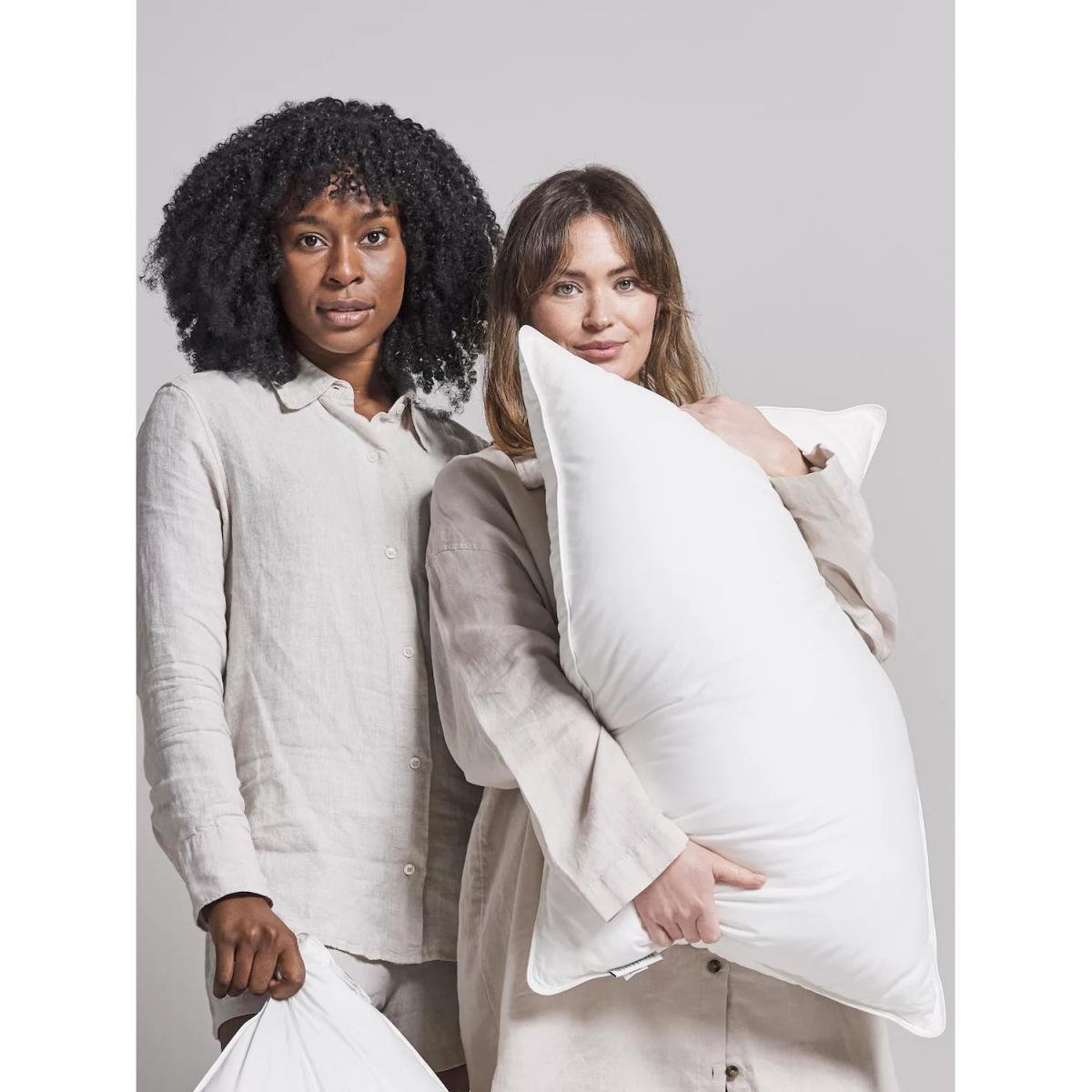 Bedfolk Feather & Down Kingsize Pillow, Soft/Medium – image 4