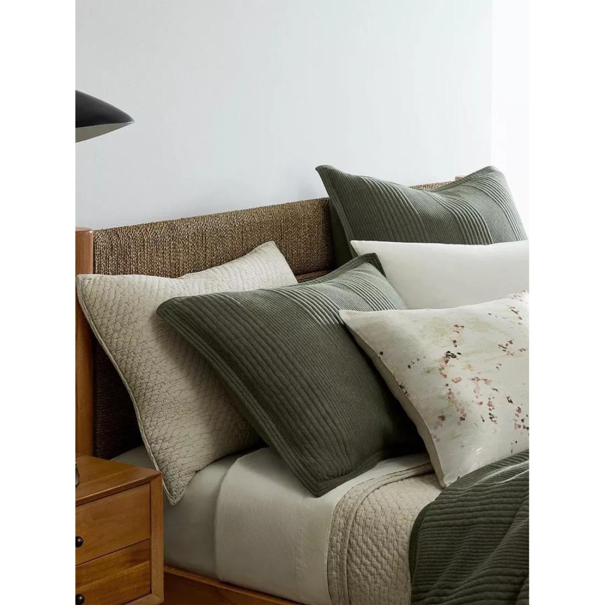 west elm Organic Cotton Jersey Textured Pillow – image 3
