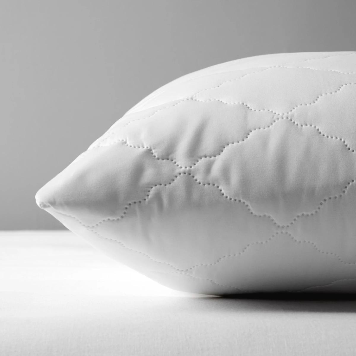 John Lewis & Partners Synthetic Soft Touch Washable Quilted Standard Pillow Protector, Pair – image 3