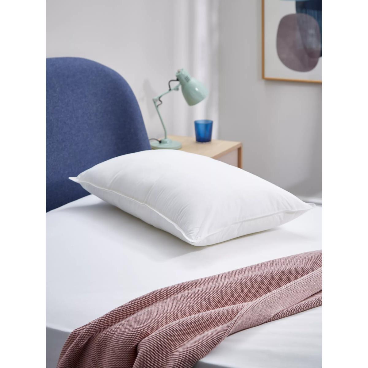 John Lewis & Partners Synthetic Soft Touch Washable Standard Pillow, Extra Firm – image 2