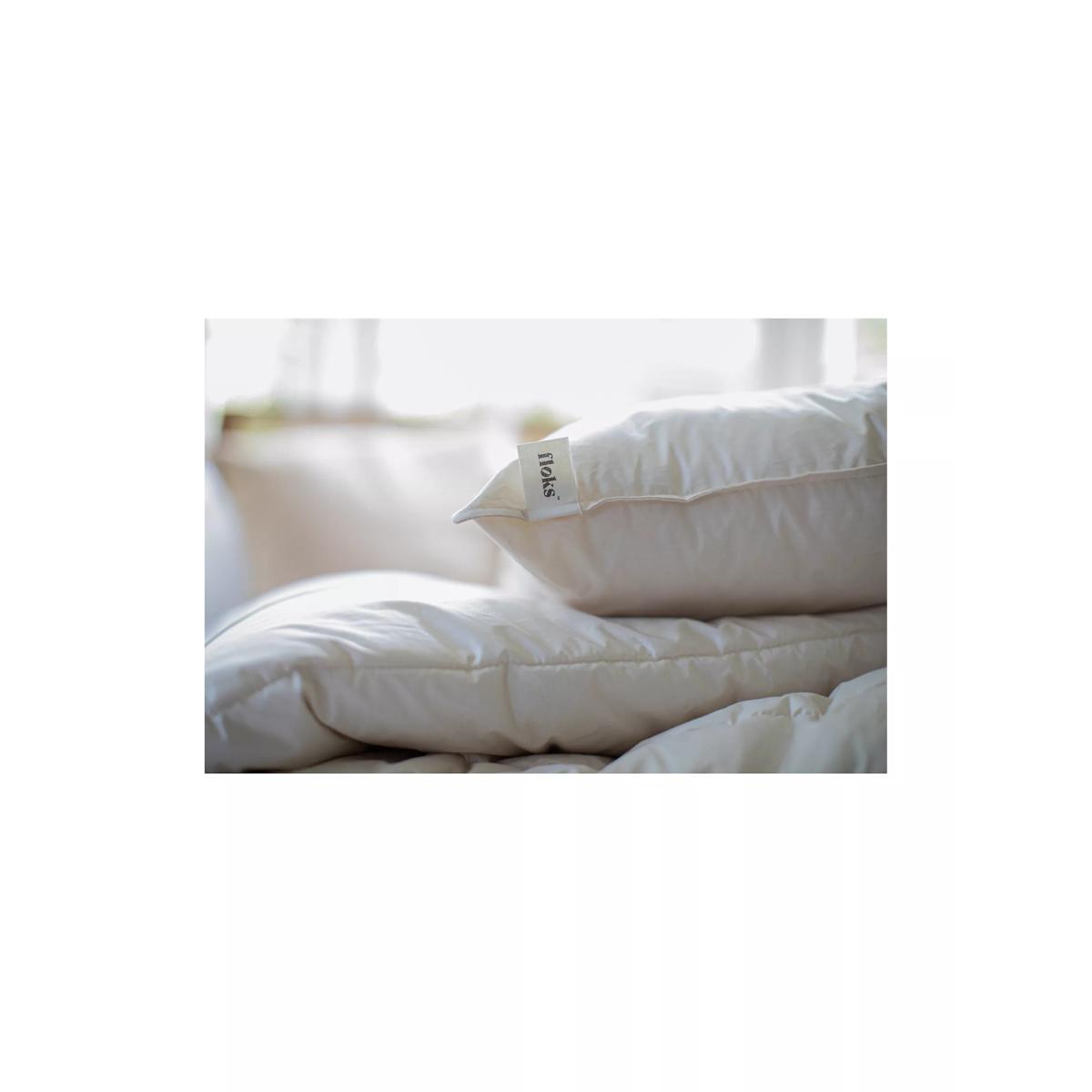 Floks Luxury British Wool Pillow, Soft – image 2