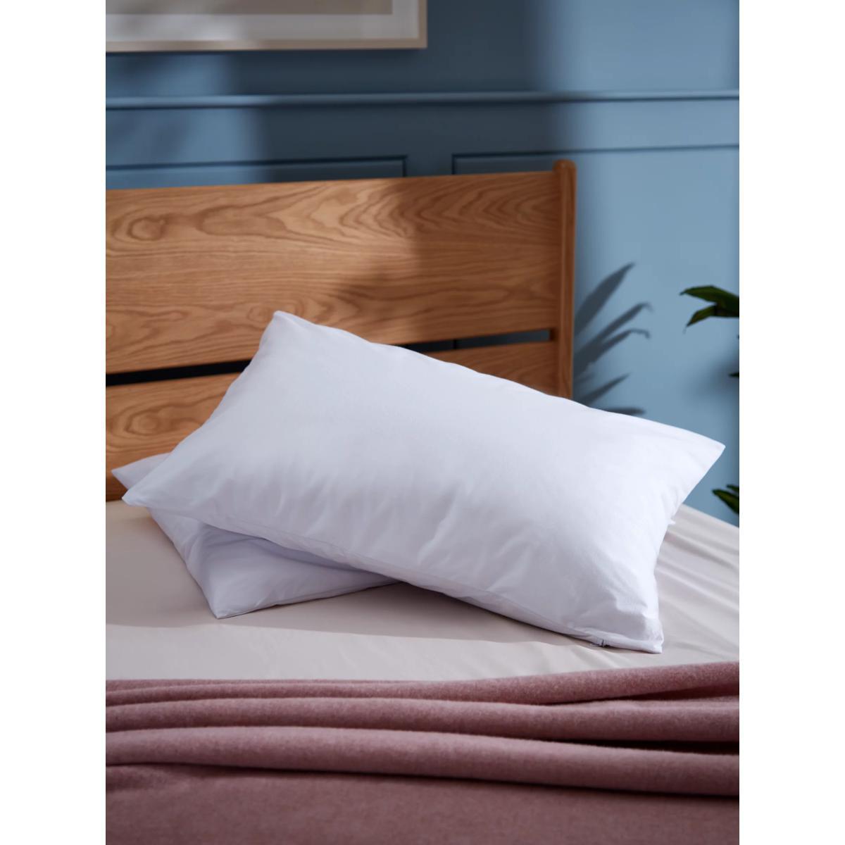 John Lewis & Partners Specialist Synthetic Anti Allergen Enclosed Waterproof Standard Pillow Protector – image 2