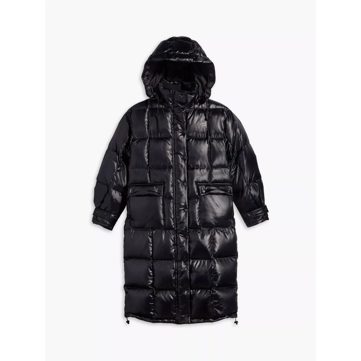 Levi's Pillow Bubble Long Padded Coat, Caviar – image 6