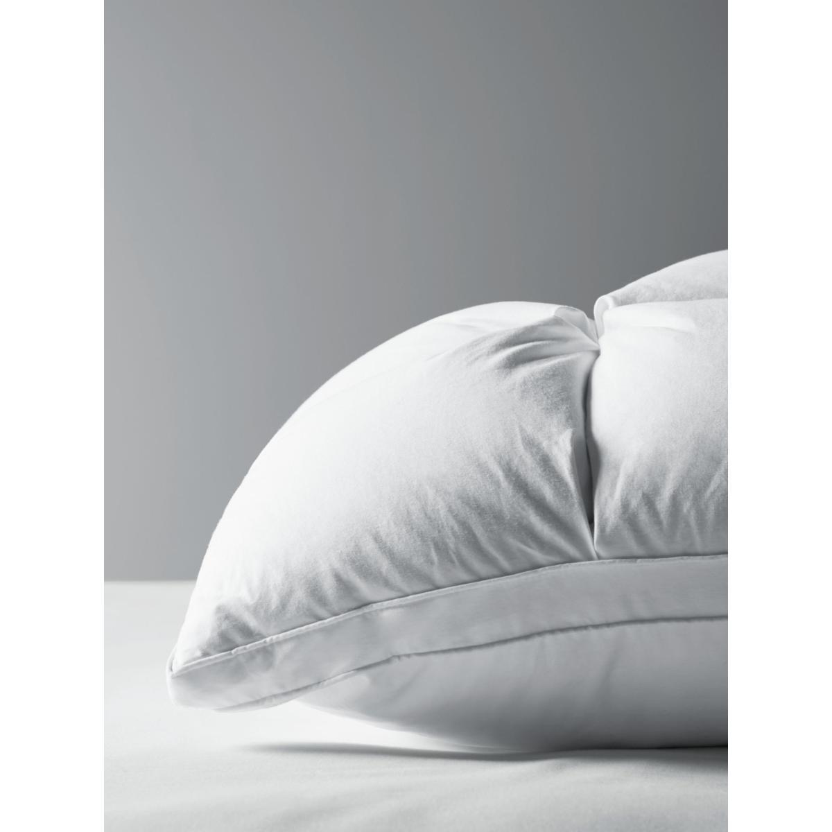 John Lewis & Partners Natural Quilted Top Hybrid Standard Pillow, Medium/Firm – image 3