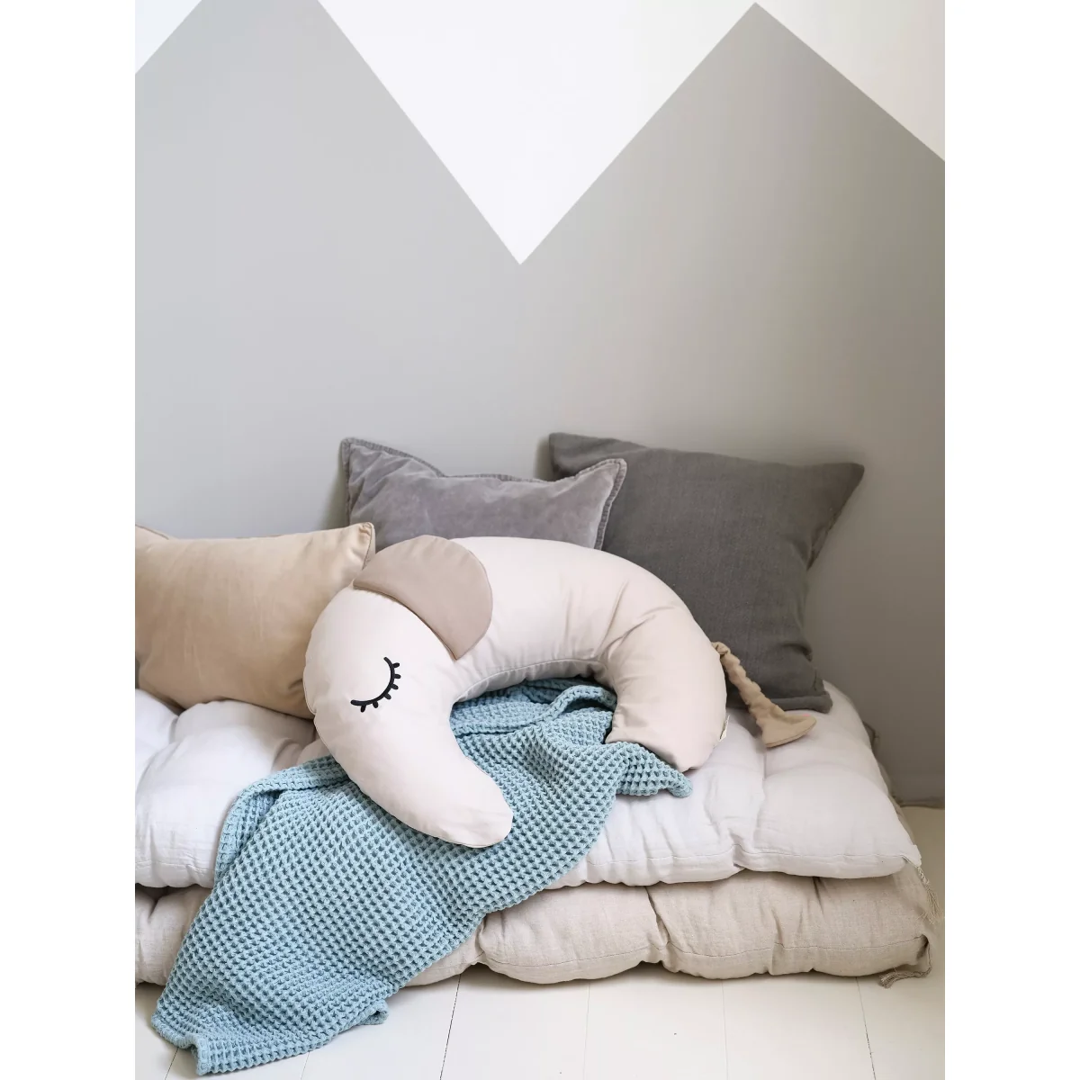 Done by Deer Elphee Baby and Nursing Pillow, Sand – image 3