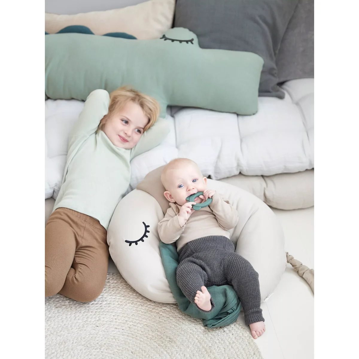 Done by Deer Elphee Baby and Nursing Pillow, Sand – image 4