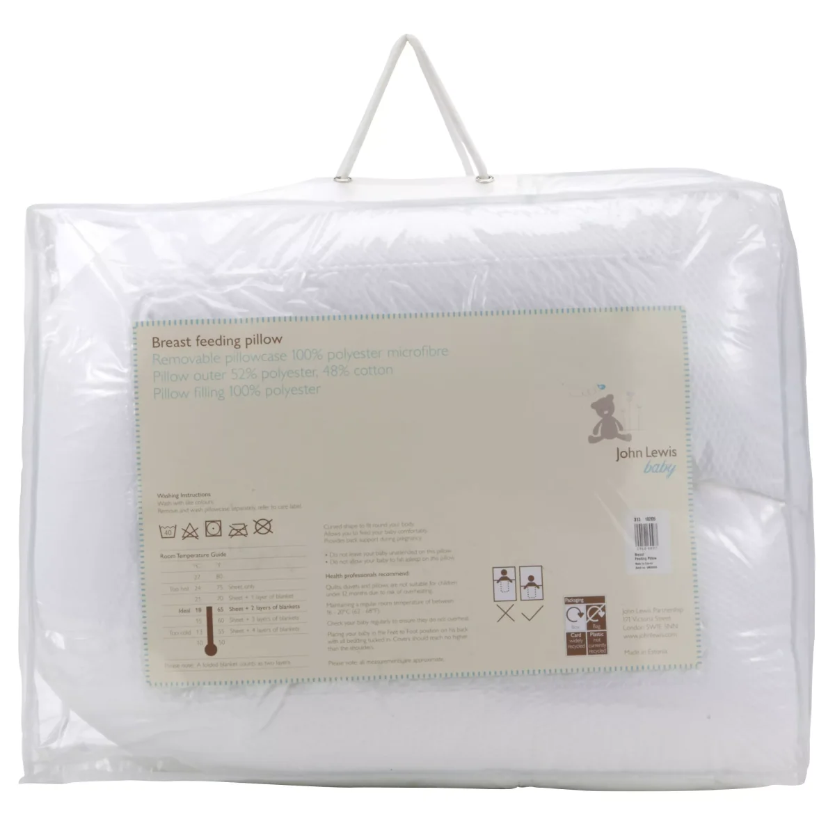 John Lewis & Partners V-Shaped Maternity and Nursing Pillow – image 2