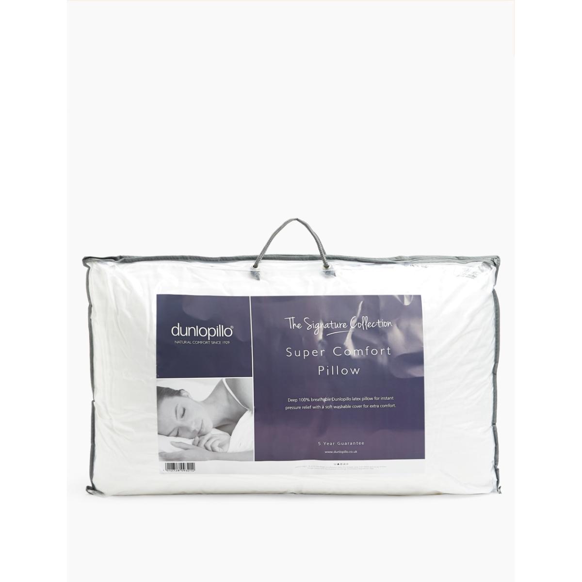 Dunlopillo Super Comfort Pillow - White, White – image 2