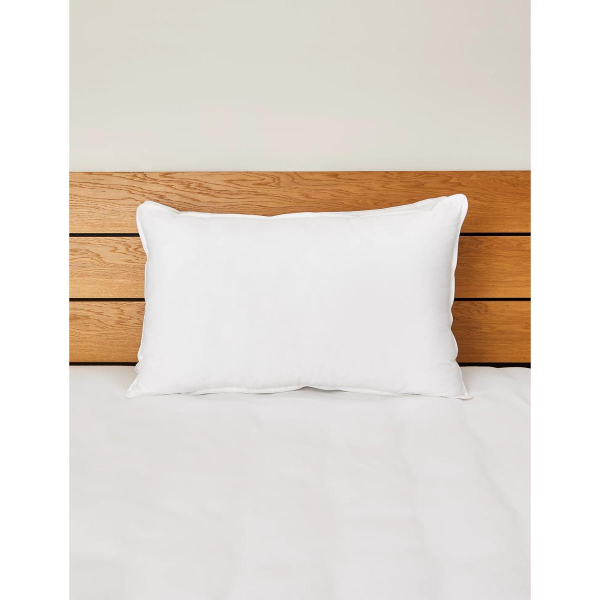 M&S 2pk Ultimate Comfort Cotton Medium Pillows - White, White – image 2