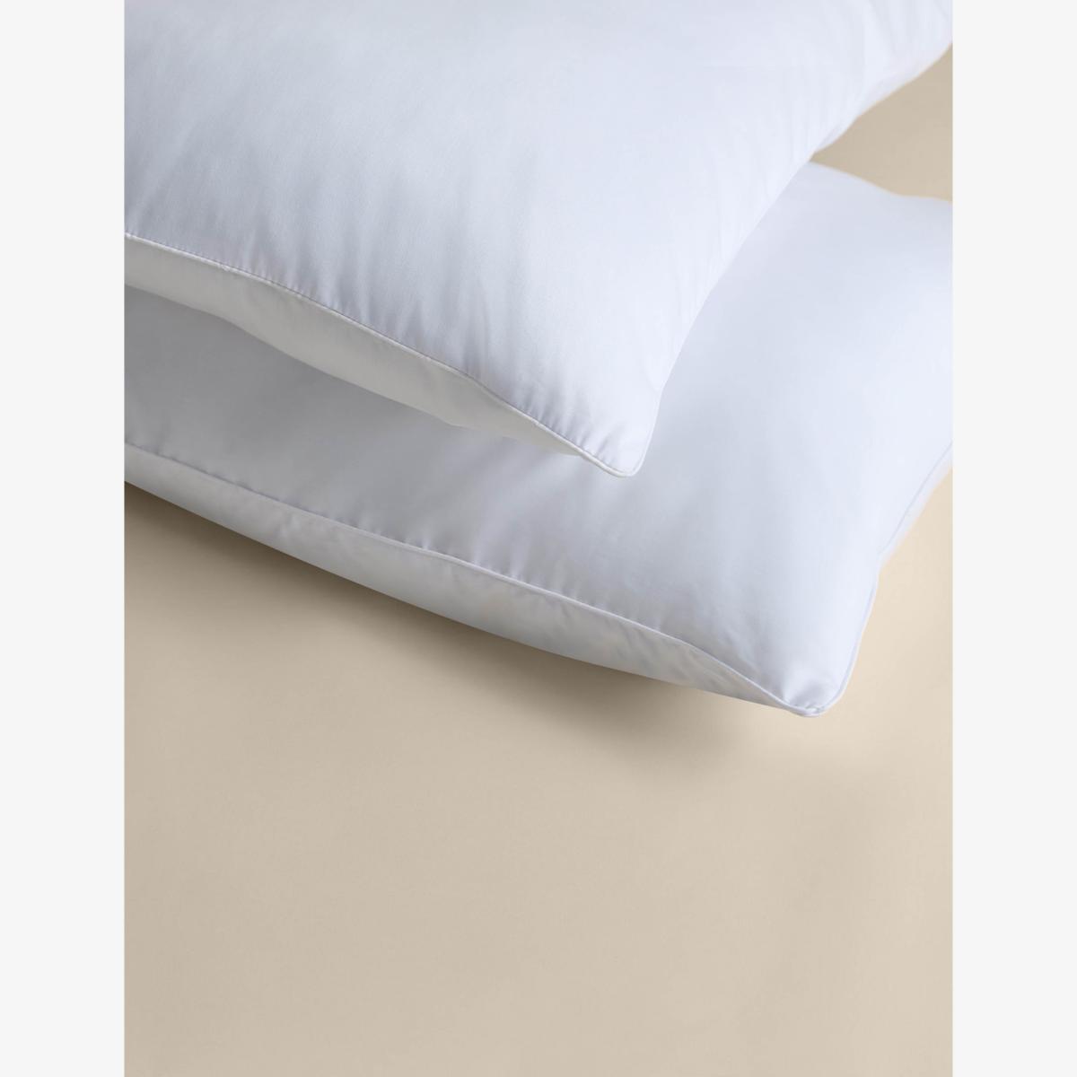 M&S 2 Pack Luxury Down Alternative Soft Pillows White – image 1