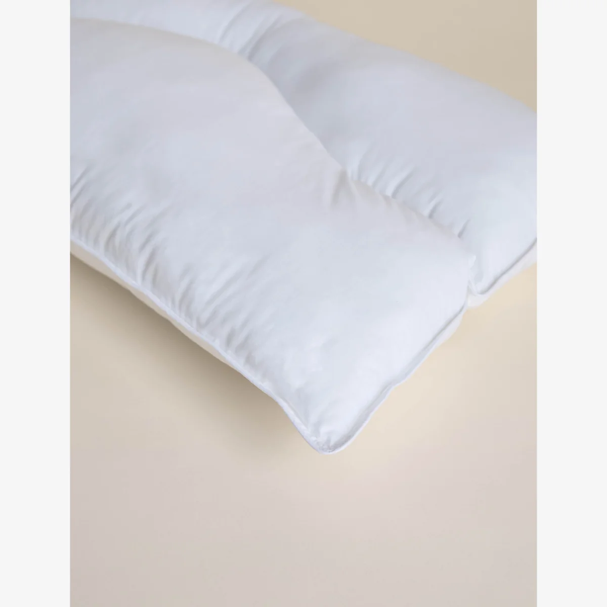M&S Pure Cotton Breathable Front Sleeper Pillow White – image 1