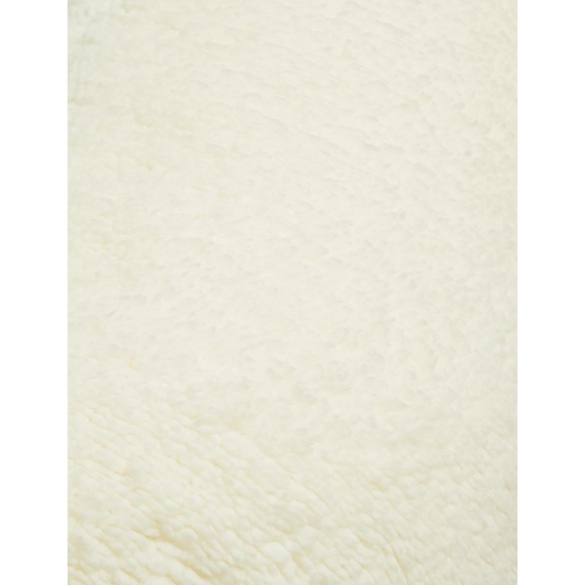 M&S Teddy Fleece Medium V-Shaped Pillow - Cream C, Cream C,Grey – image 5