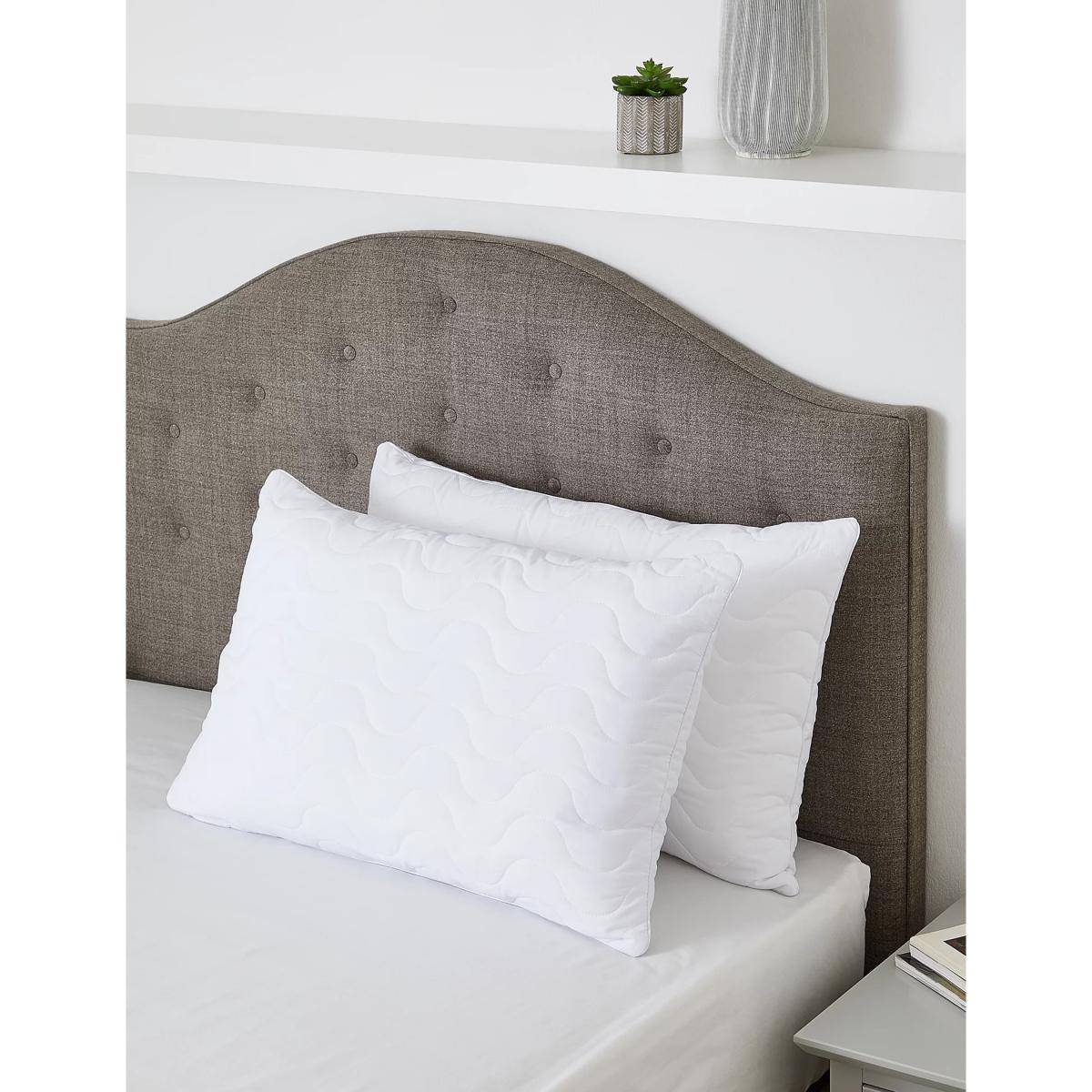M&S 2 Pack Cool & Fresh Firm Pillows - White, White – image 2