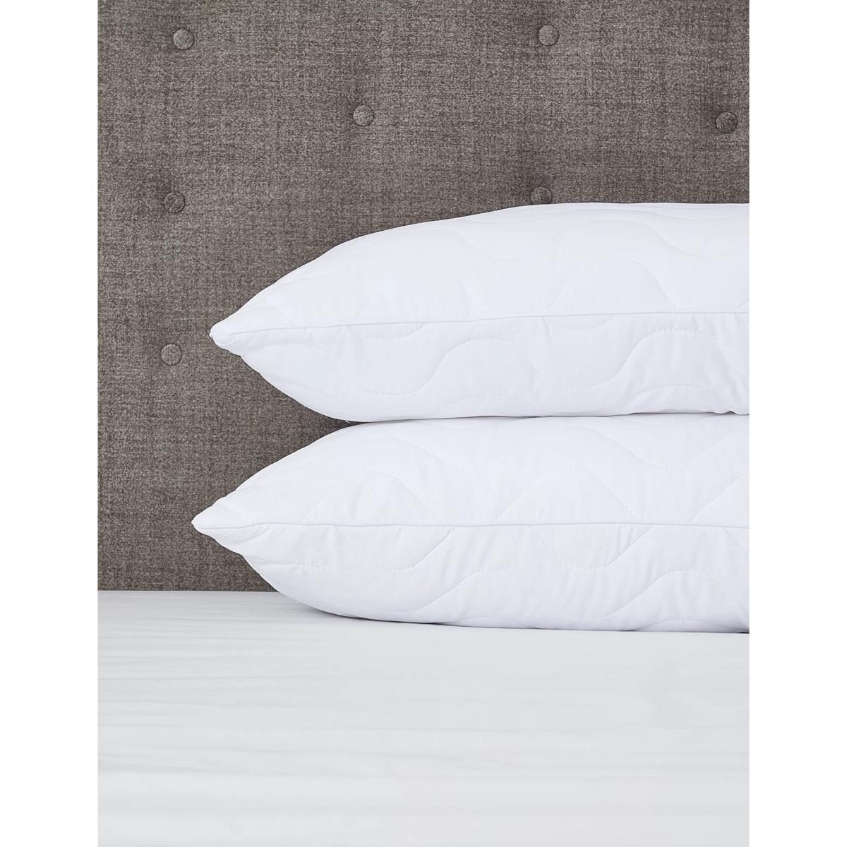 M&S 2 Pack Cool & Fresh Firm Pillows - White, White – image 4