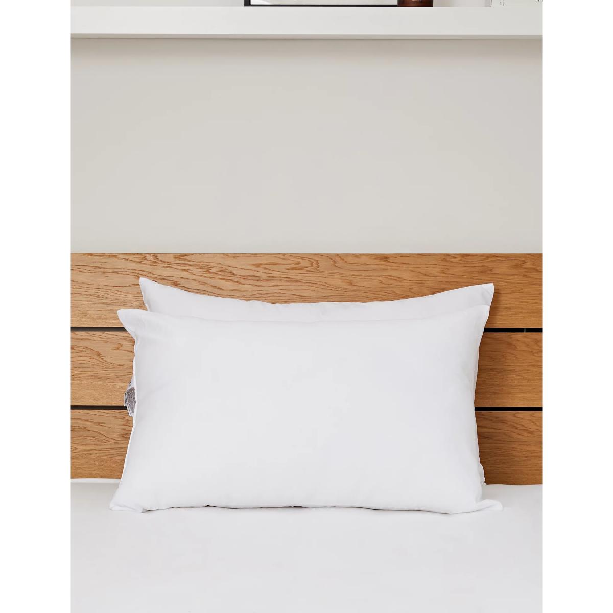 M&S 2pk Ultimate Anti Allergy Medium Pillows - White, White – image 4