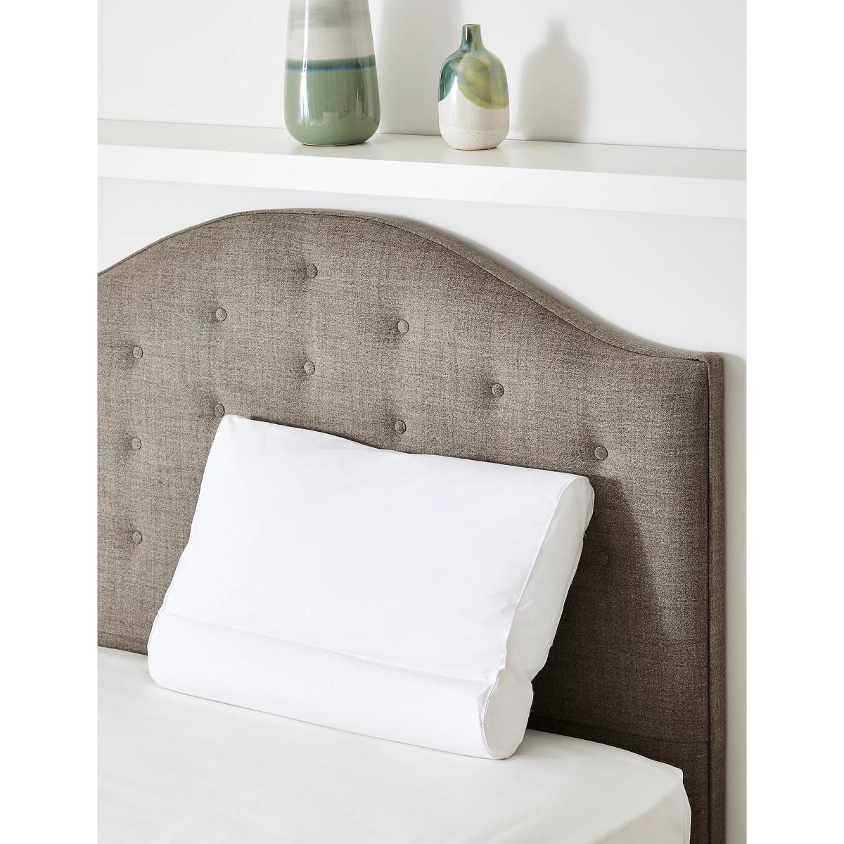 M&S Neck Comforter Memory Foam Pillow - White, White – image 2