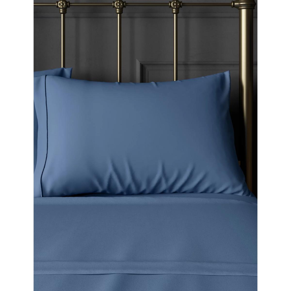 M&S 2 Pack Egyptian Cotton 230 Thread Count Pillowcases - Oatmeal, Oatmeal,Ivory,Light Aqua,Purple,White,Silver Grey,Cream,Mink,Midnight Navy – image 2