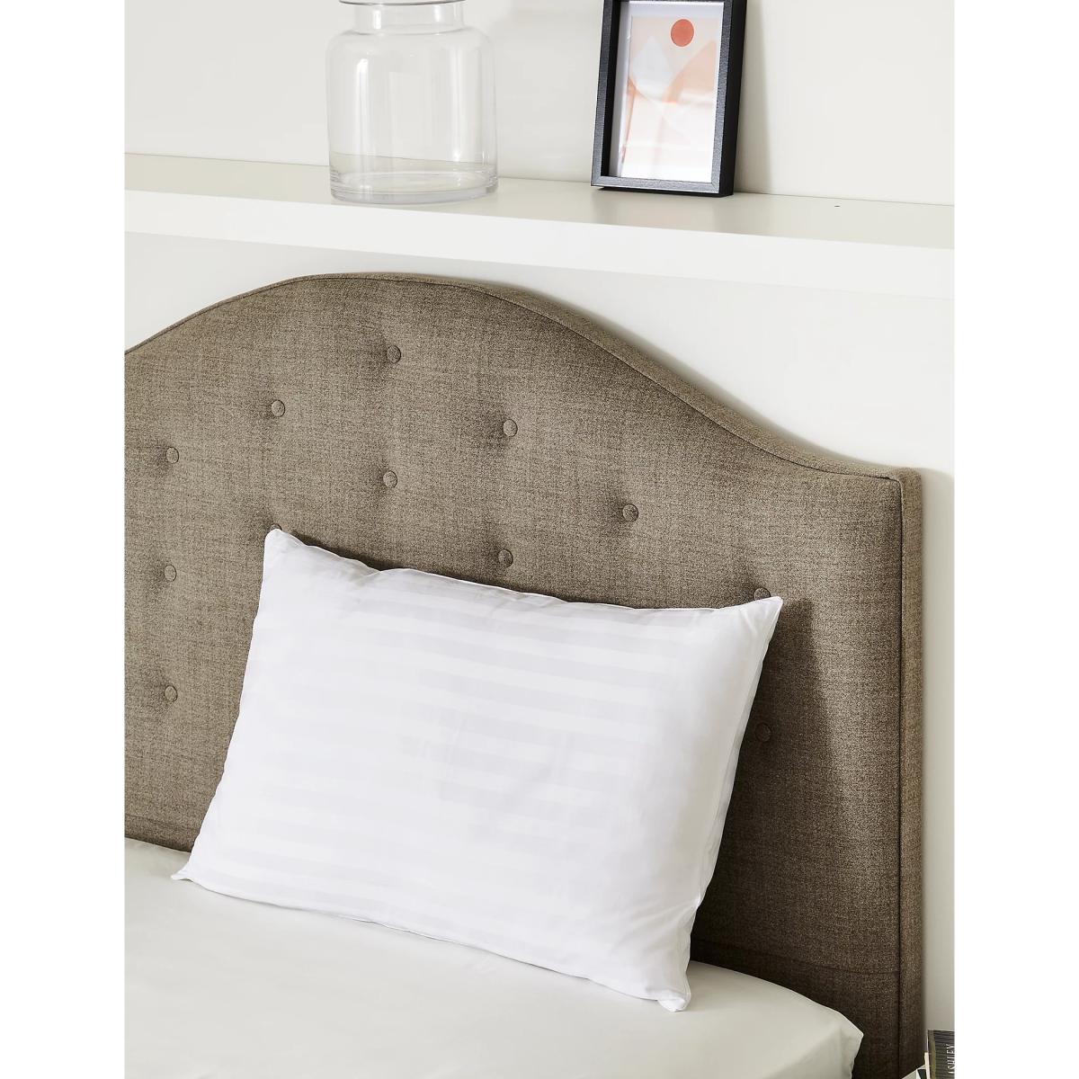 M&S Autograph Touch of Silk Firm Pillow - White, White – image 2