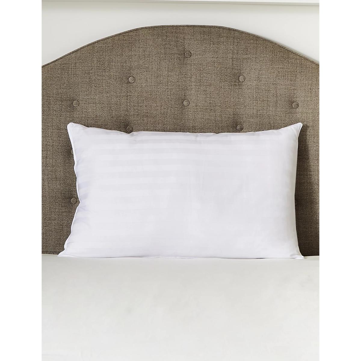 M&S Autograph Touch of Silk Firm Pillow - White, White – image 4