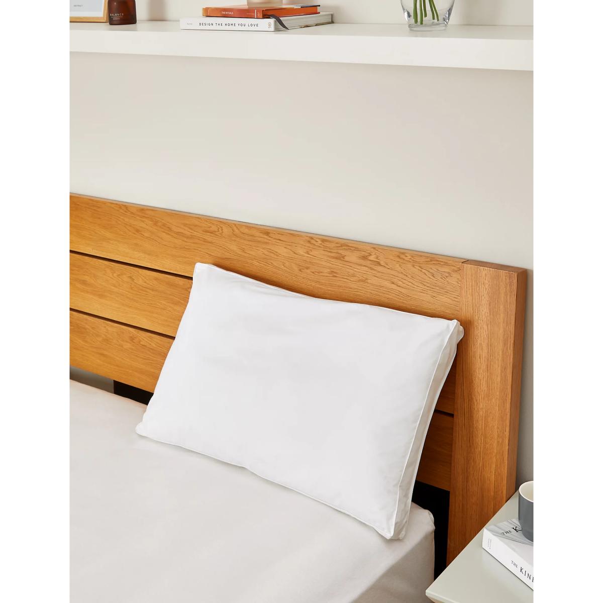 M&S Sleep Solutions Back Sleeper Walled Pillow - White, White – image 3