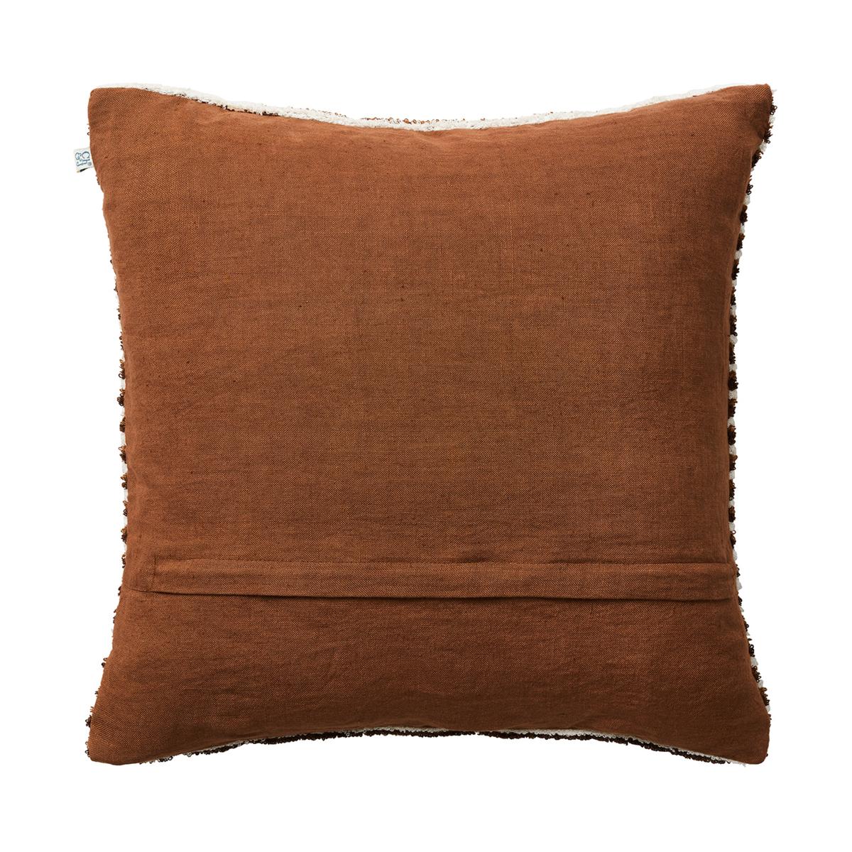 Chhatwal & Jonsson Raipur pillowcase 50x50 cm Cognac-Brown-Off White – image 2
