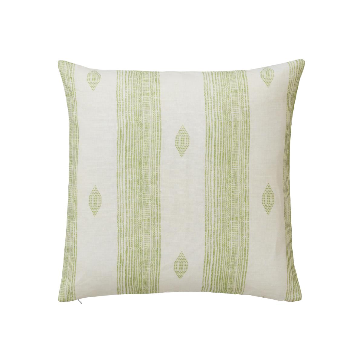 Skoura Cushion Cover Only (51cmSq) - Pale Green/White – image 1